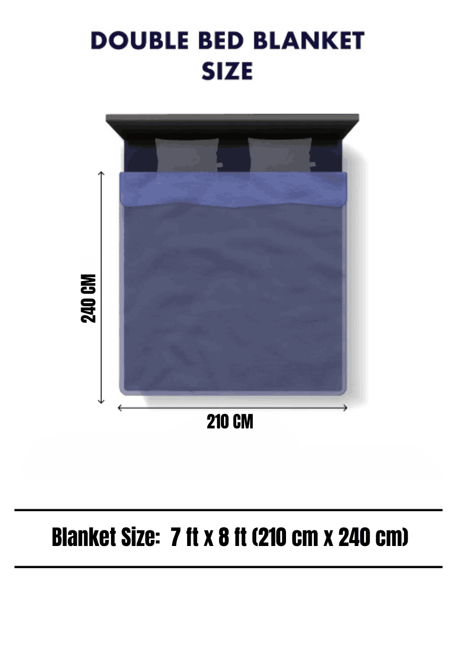 Camellia Double Bed Blanket (700 GSM)