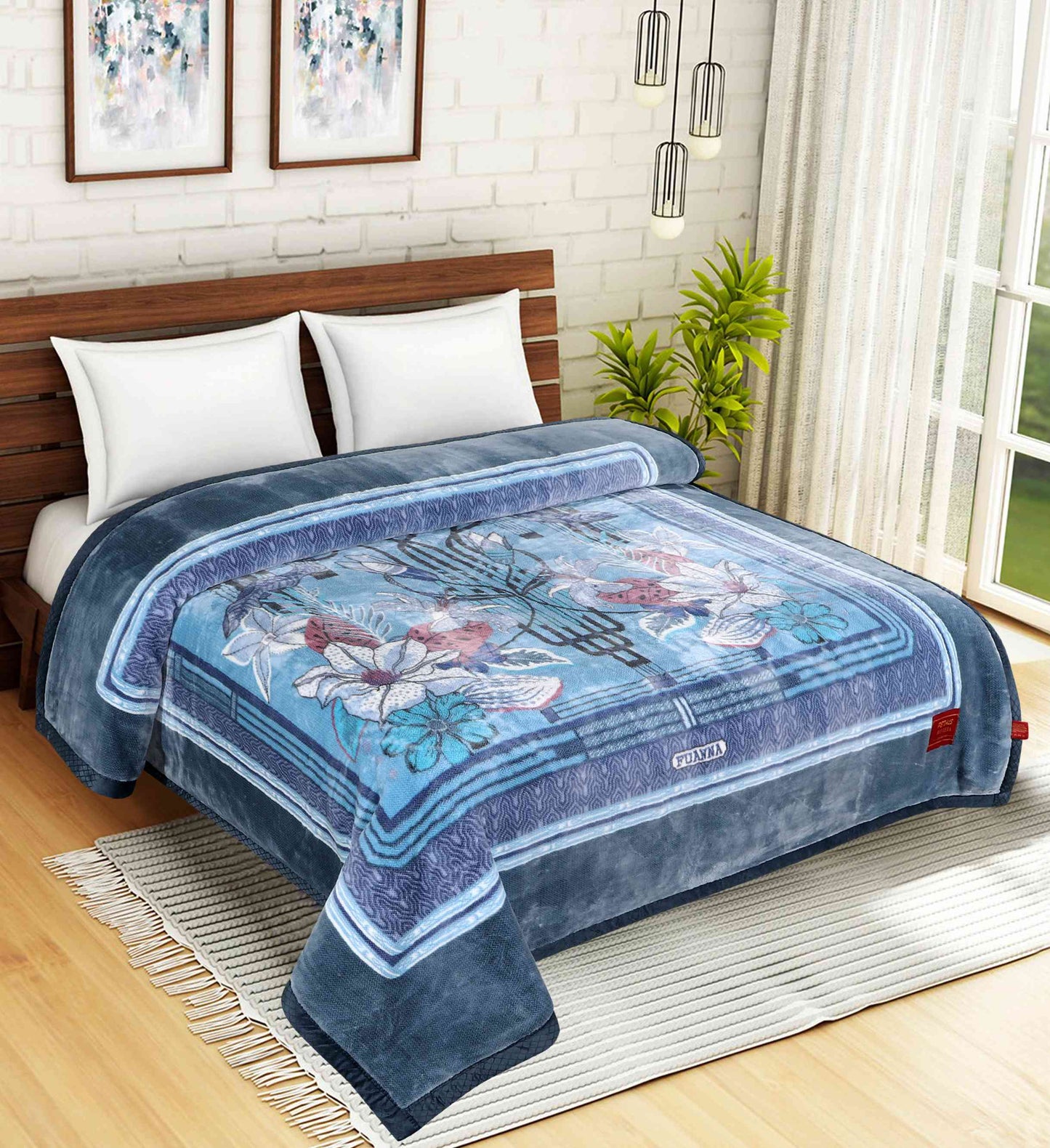 Rivera Double Bed Blanket (1000 GSM)