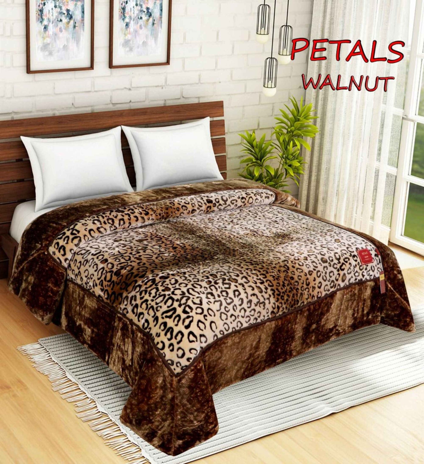 Walnut Double Bed Blanket (1100 GSM)