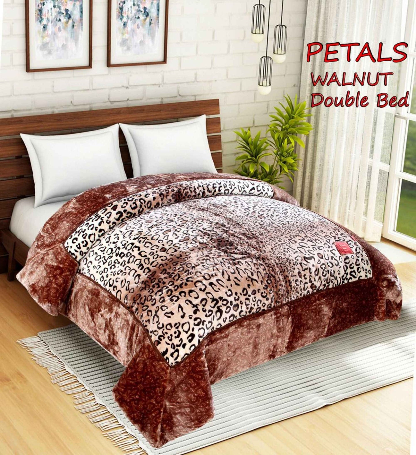 Walnut Double Bed Blanket (1100 GSM)