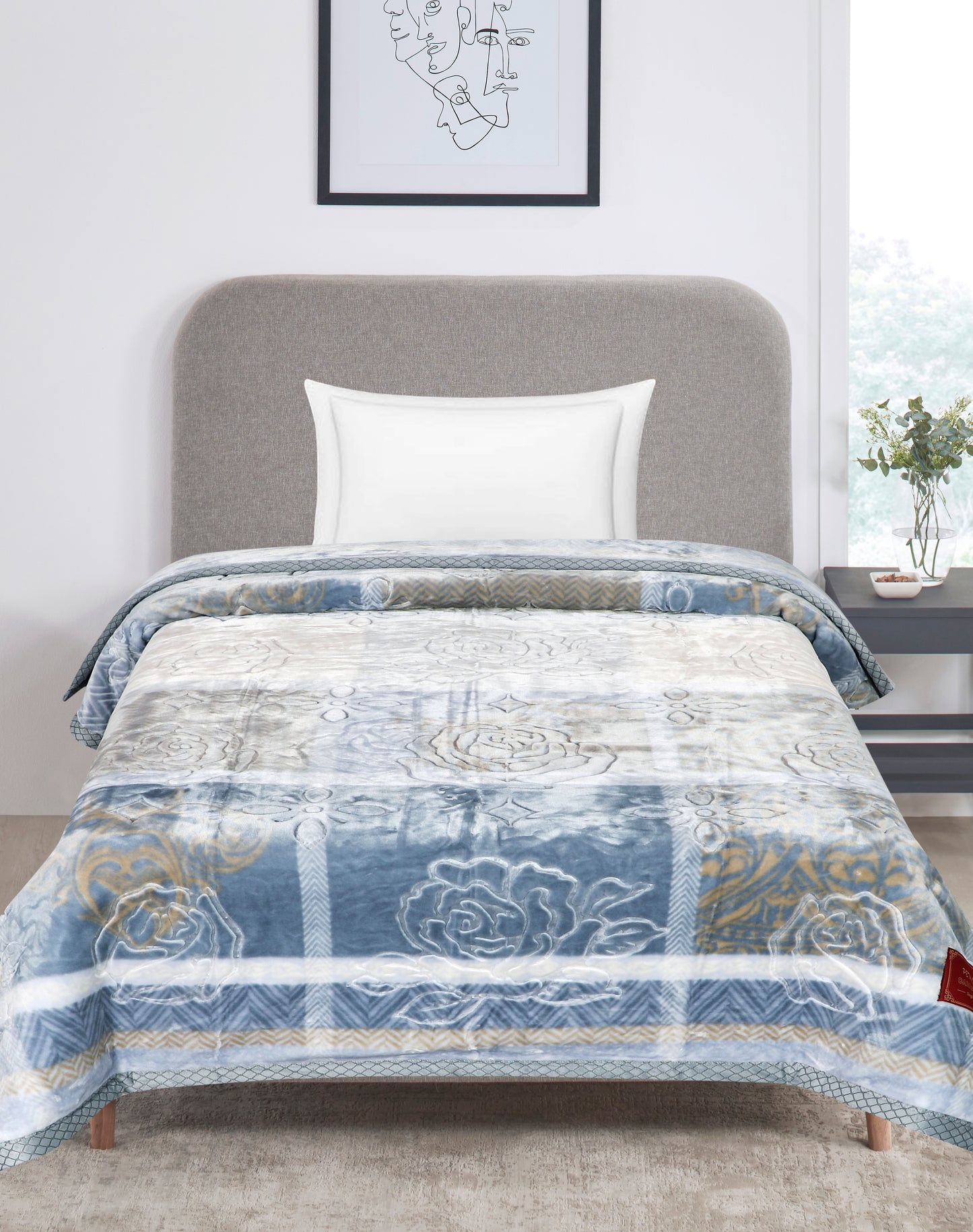 Carnation Single Bed Blanket