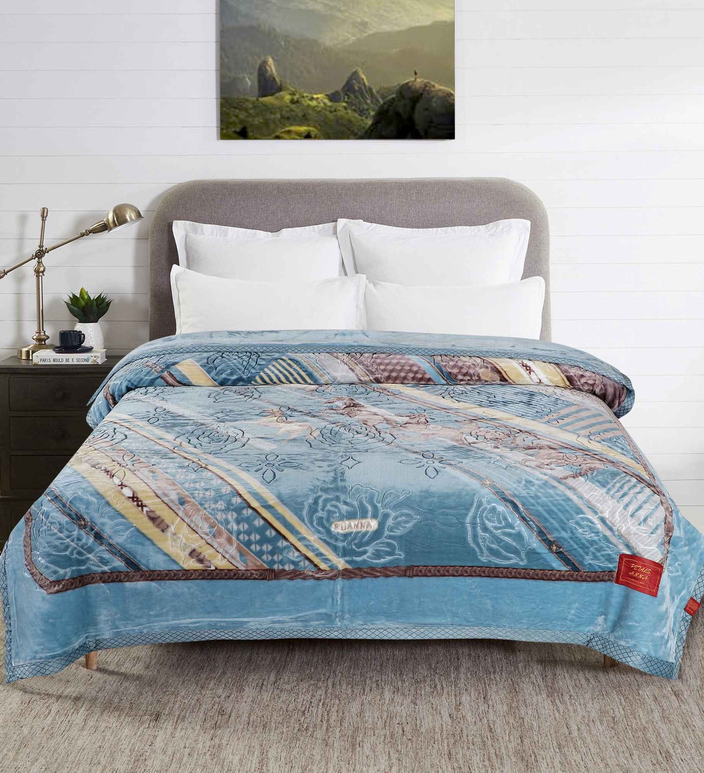 Anna Double Bed Blanket (600 GSM)