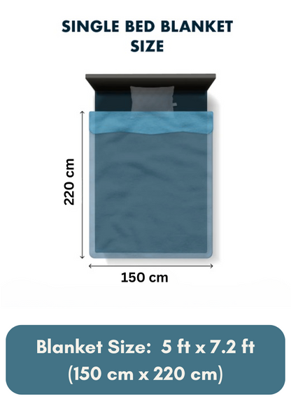 Kids Valley Single Bed AC Blanket (350 GSM)