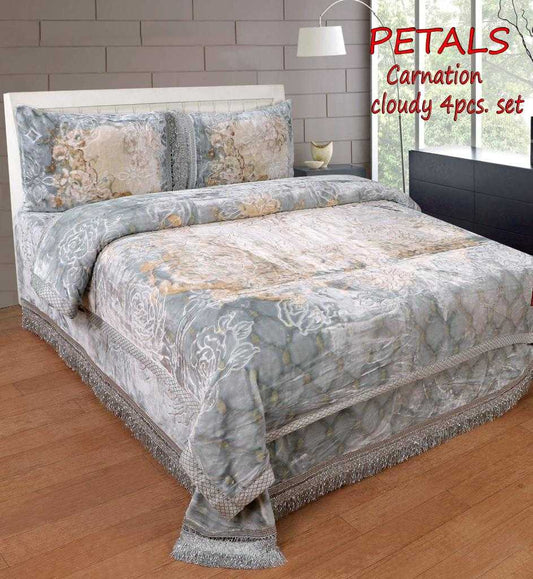 Carnation 4 Piece Bedding Set