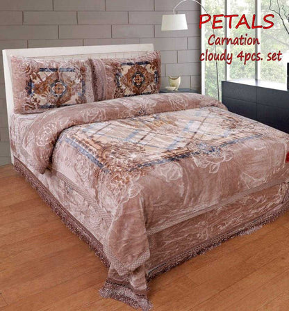 Carnation 4 Piece Bedding Set