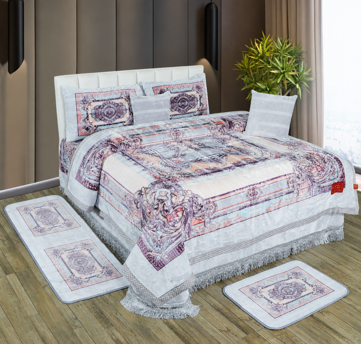 Love Birds 8 Piece Bedding Set
