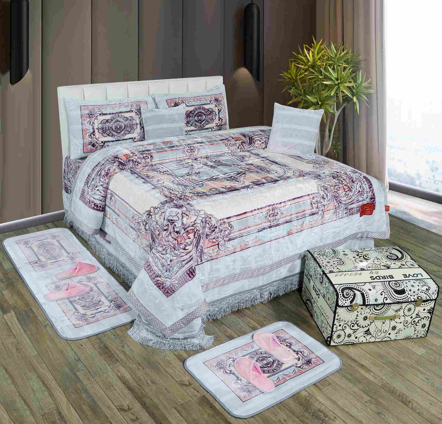 Love Birds 10 Piece Bedding Set