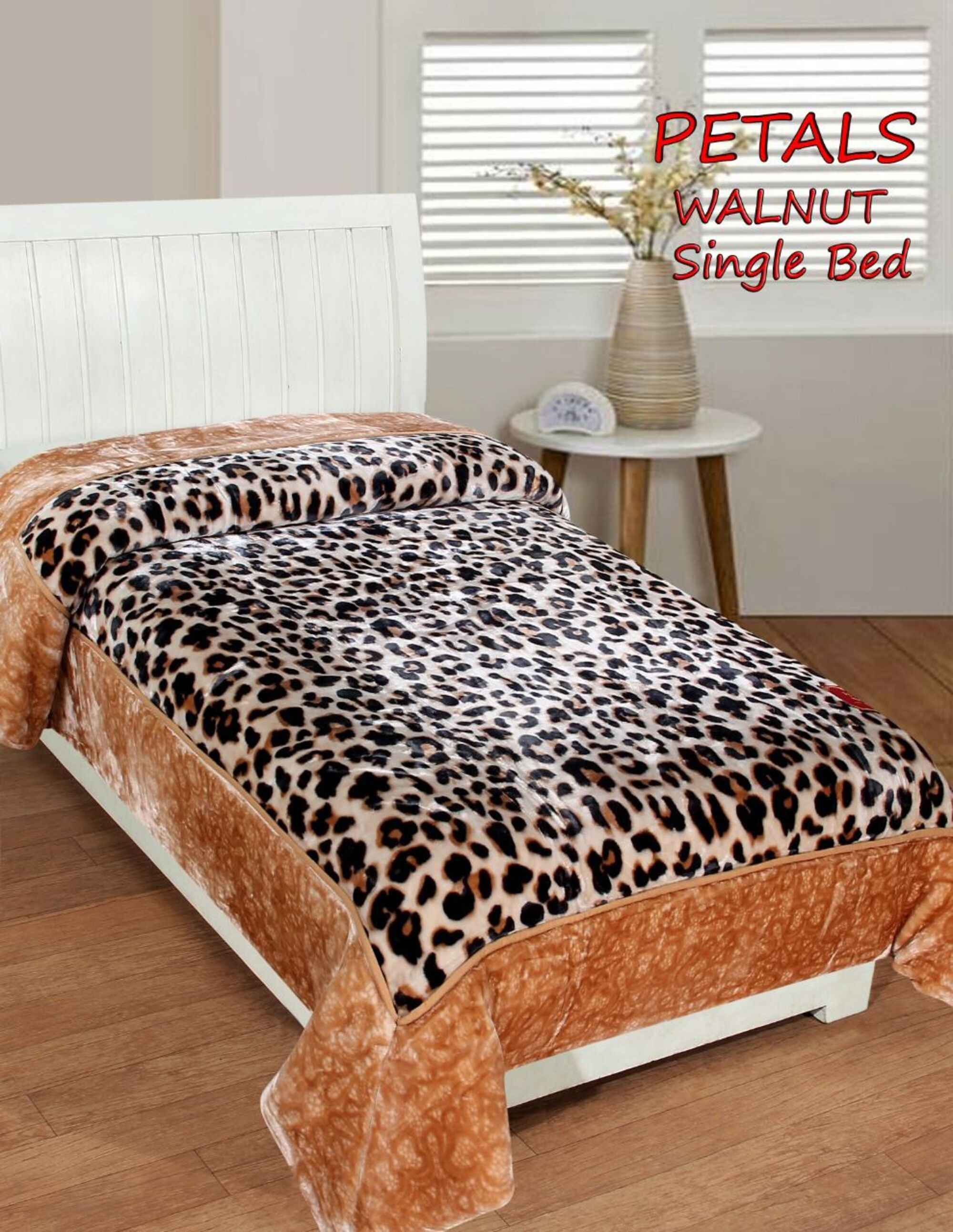 Walnut Single Bed Blanket (1100 GSM) – PETALS