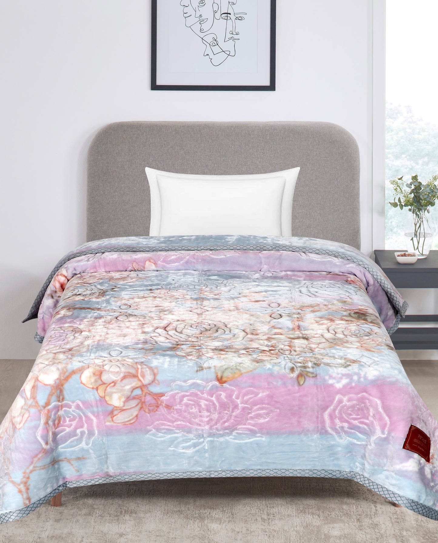 Carnation Single Bed Blanket